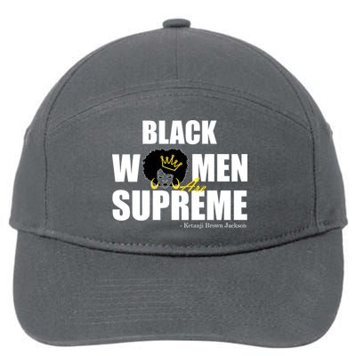Black Women Are Supreme KBJ Ketanji Brown Jackson The Supremes 7-Panel Snapback Hat