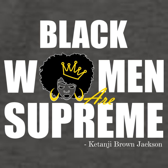 Black Women Are Supreme KBJ Ketanji Brown Jackson The Supremes Vector Backpack