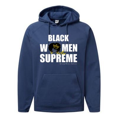 Black Women Are Supreme KBJ Ketanji Brown Jackson The Supremes Performance Fleece Hoodie