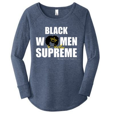 Black Women Are Supreme KBJ Ketanji Brown Jackson The Supremes Women's Perfect Tri Tunic Long Sleeve Shirt