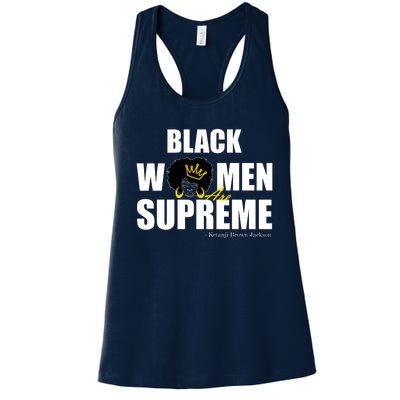 Black Women Are Supreme KBJ Ketanji Brown Jackson The Supremes Women's Racerback Tank