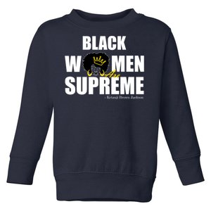 Black Women Are Supreme KBJ Ketanji Brown Jackson The Supremes Toddler Sweatshirt