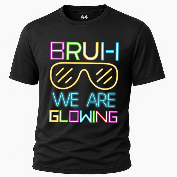 Bruh We Are Glowing In My Glowing Era Hello Summer Vacation Cooling Performance Crew T-Shirt