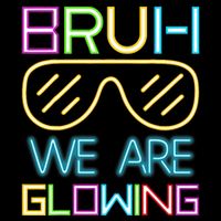 Bruh We Are Glowing In My Glowing Era Hello Summer Vacation Drawstring Bag