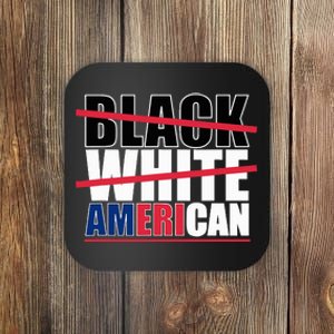 Black White American Funny Patriot Political Election Coaster