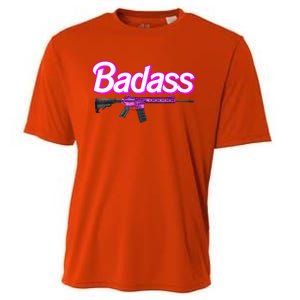 Badass Woman Ar15 Pro Gun 2nd Amendment Guns Rights Cooling Performance Crew T-Shirt