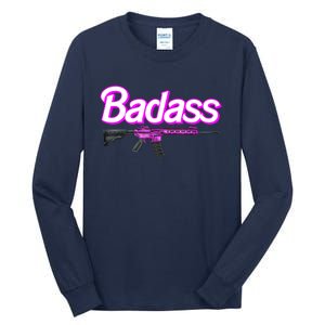 Badass Woman Ar15 Pro Gun 2nd Amendment Guns Rights Tall Long Sleeve T-Shirt