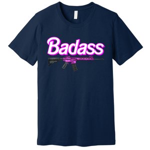 Badass Woman Ar15 Pro Gun 2nd Amendment Guns Rights Premium T-Shirt