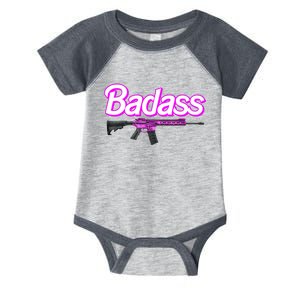 Badass Woman Ar15 Pro Gun 2nd Amendment Guns Rights Infant Baby Jersey Bodysuit