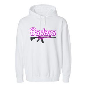 Badass Woman Ar15 Pro Gun 2nd Amendment Guns Rights Garment-Dyed Fleece Hoodie