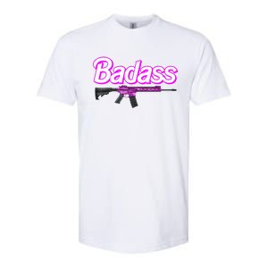 Badass Woman Ar15 Pro Gun 2nd Amendment Guns Rights Softstyle CVC T-Shirt