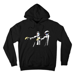 Banksy Work Art Pulp Fiction Parody Hoodie