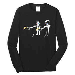 Banksy Work Art Pulp Fiction Parody Long Sleeve Shirt