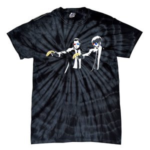 Banksy Work Art Pulp Fiction Parody Tie-Dye T-Shirt