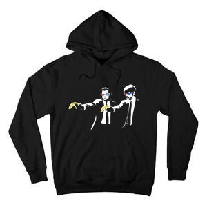 Banksy Work Art Pulp Fiction Parody Tall Hoodie