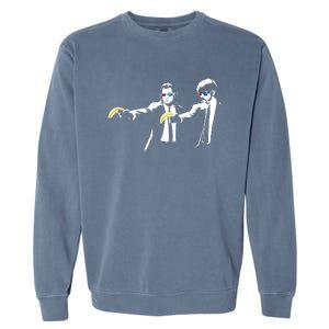 Banksy Work Art Pulp Fiction Parody Garment-Dyed Sweatshirt