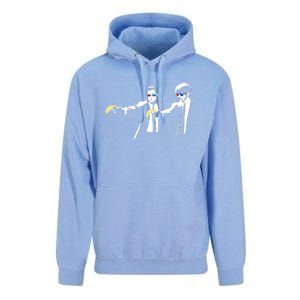 Banksy Work Art Pulp Fiction Parody Unisex Surf Hoodie