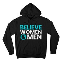 Believe Women And Sexual Assault Awareness Month Hoodie