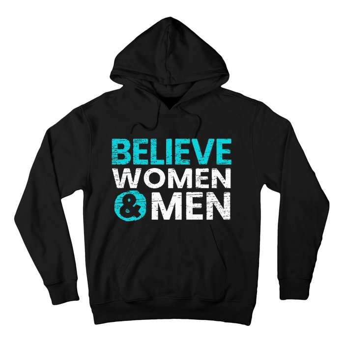 Believe Women And Sexual Assault Awareness Month Hoodie