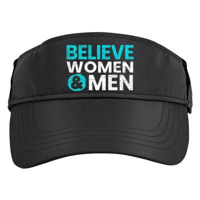 Believe Women And Sexual Assault Awareness Month Adult Drive Performance Visor