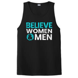 Believe Women And Sexual Assault Awareness Month PosiCharge Competitor Tank