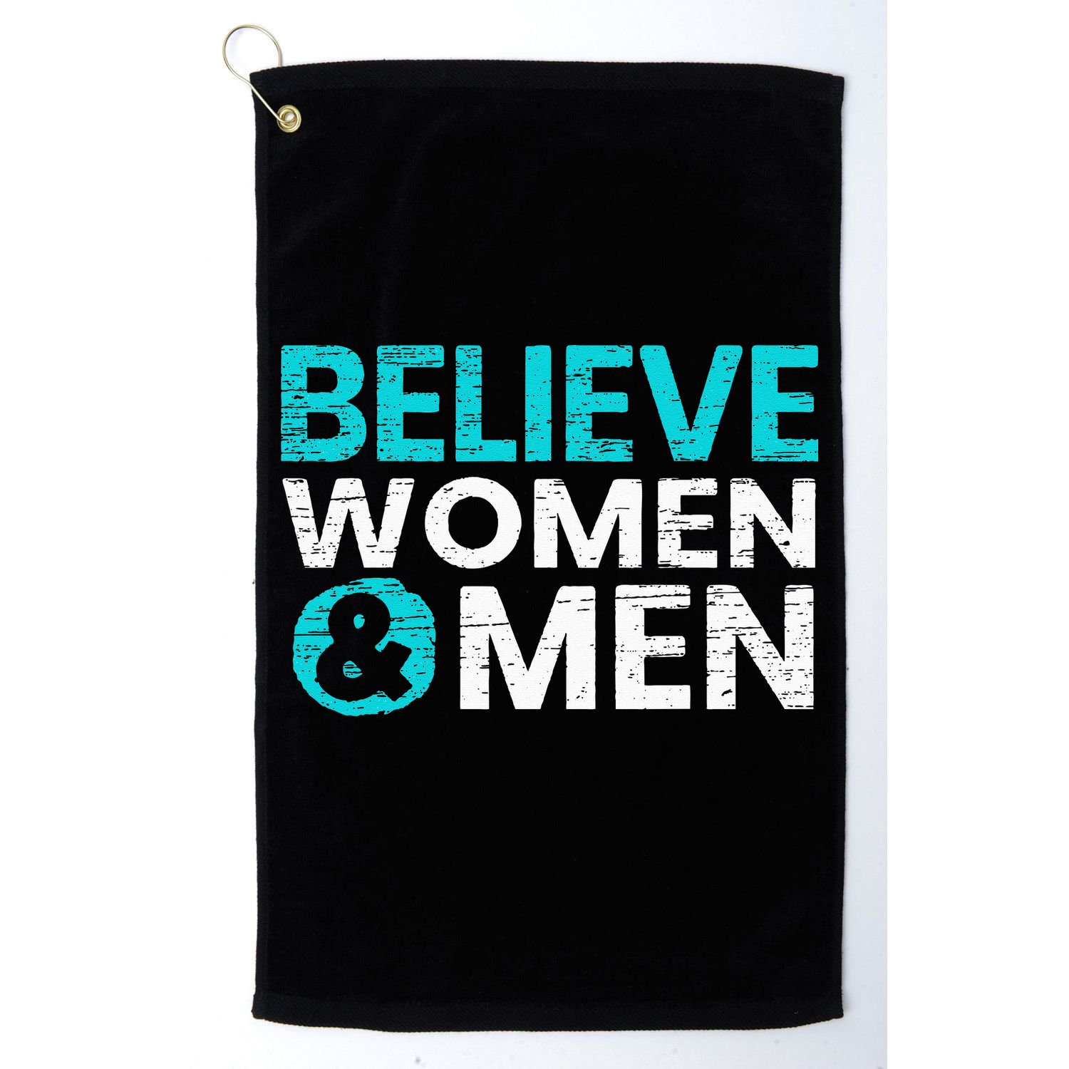 Believe Women And Sexual Assault Awareness Month Golf Towel