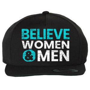 Believe Women And Sexual Assault Awareness Month Wool Snapback Cap