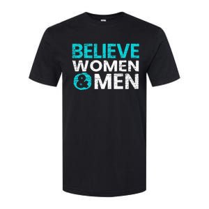 Believe Women And Sexual Assault Awareness Month Softstyle CVC T-Shirt