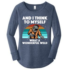 Best Welding Art For Women Migtig Welding Metal Welder Women's Perfect Tri Tunic Long Sleeve Shirt