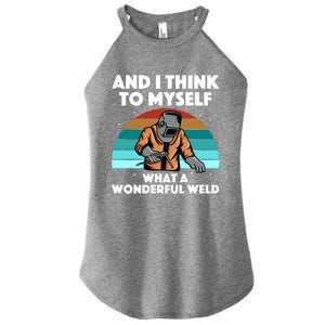 Best Welding Art For Women Migtig Welding Metal Welder Women's Perfect Tri Rocker Tank