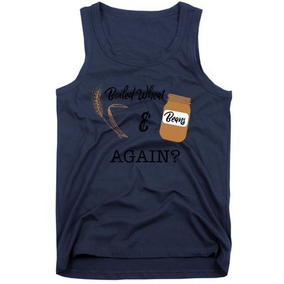 Boiled Wheat And Beans Again Premium Tank Top