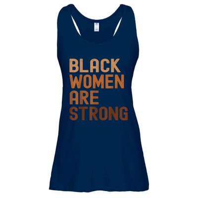 Black Women Are Strong Black History Month Ladies Essential Flowy Tank