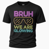 Bruh We Are Glowing Hello Summer Vacation Trips Cooling Performance Crew T-Shirt