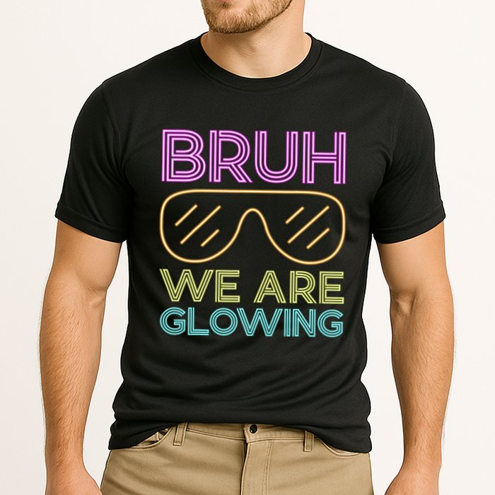 Bruh We Are Glowing Hello Summer Vacation Trips Cooling Performance Crew T-Shirt