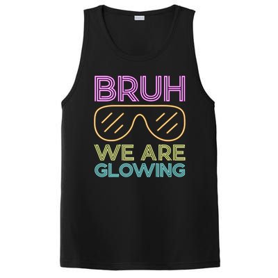 Bruh We Are Glowing Hello Summer Vacation Trips PosiCharge Competitor Tank