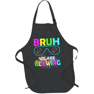 Bruh We Are Glowing Colorful Team For Women Apron