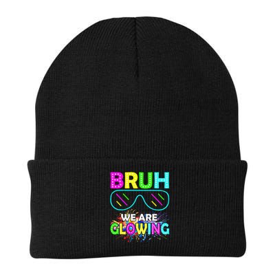 Bruh We Are Glowing Colorful Team For Women Beanie