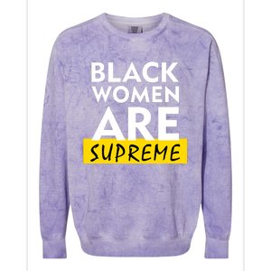 Black Women Are Supreme Ketanji Brown Jackson Justice Colorblast Crewneck Sweatshirt