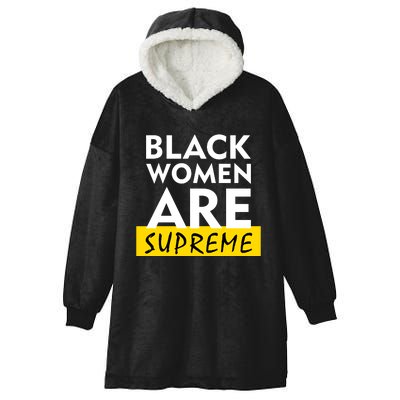 Black Women Are Supreme Ketanji Brown Jackson Justice Hooded Wearable Blanket