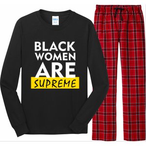 Black Women Are Supreme Ketanji Brown Jackson Justice Long Sleeve Pajama Set