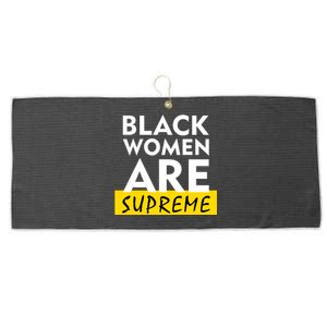 Black Women Are Supreme Ketanji Brown Jackson Justice Large Microfiber Waffle Golf Towel