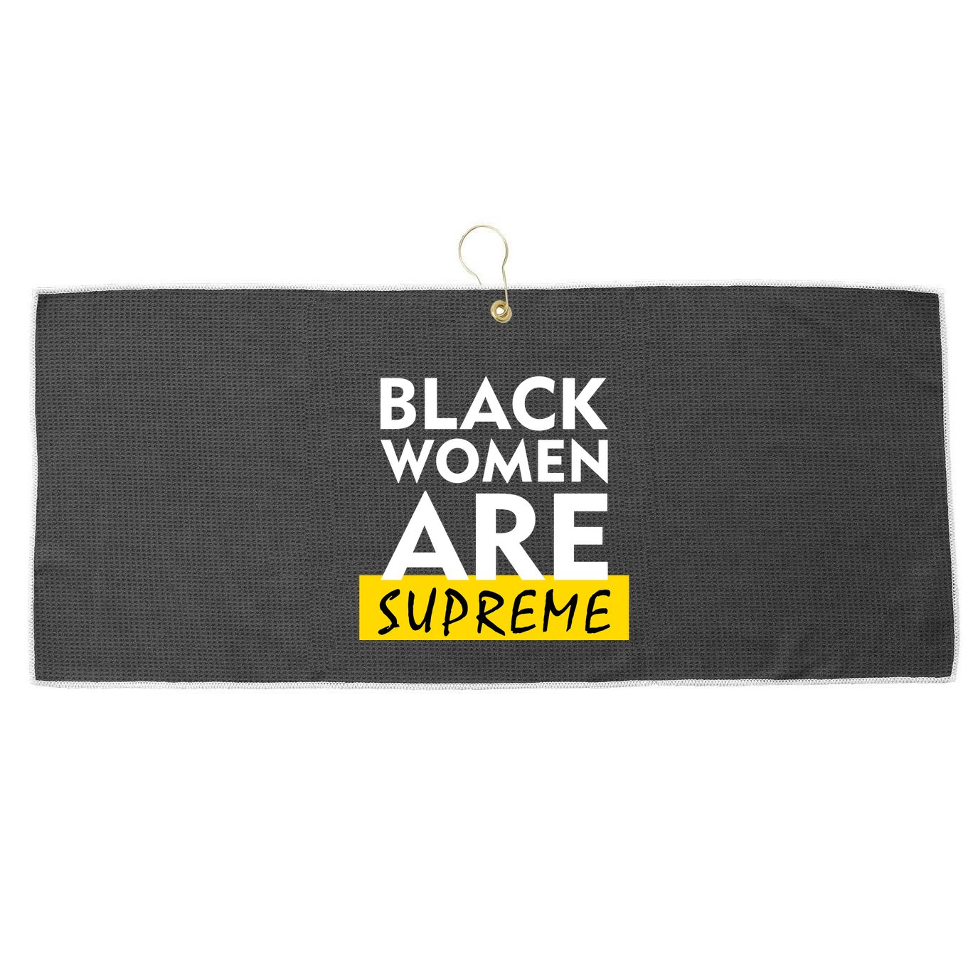 Black Women Are Supreme Ketanji Brown Jackson Justice Large Microfiber Waffle Golf Towel