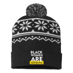 Black Women Are Supreme Ketanji Brown Jackson Justice USA-Made Snowflake Beanie