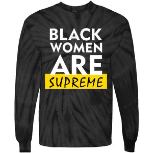 Black Women Are Supreme Ketanji Brown Jackson Justice Tie-Dye Long Sleeve Shirt