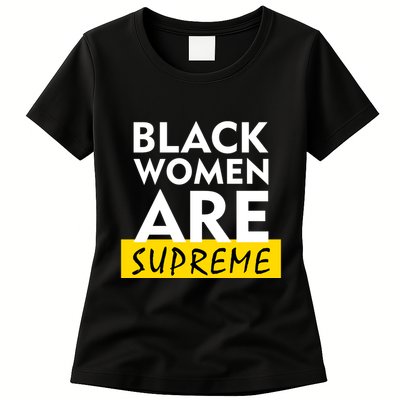 Black Women Are Supreme Ketanji Brown Jackson Justice Womens T-Shirt