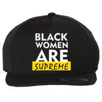 Black Women Are Supreme Ketanji Brown Jackson Justice Wool Snapback Cap