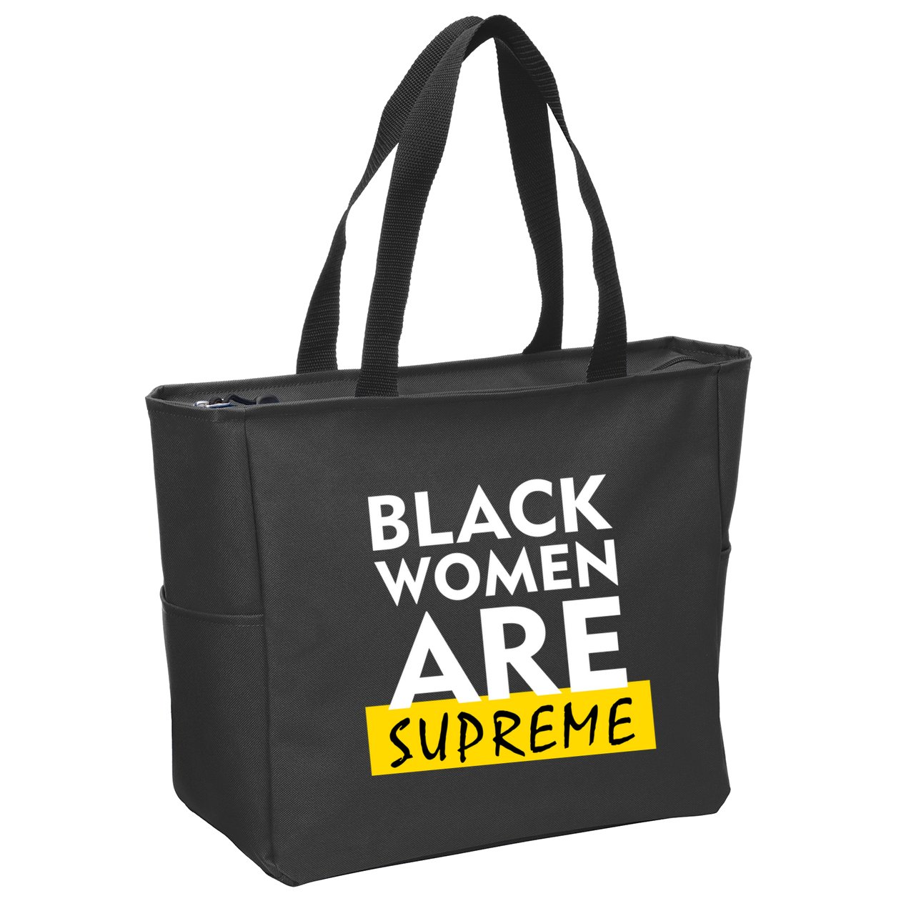 Black Women Are Supreme Ketanji Brown Jackson Justice Zip Tote Bag