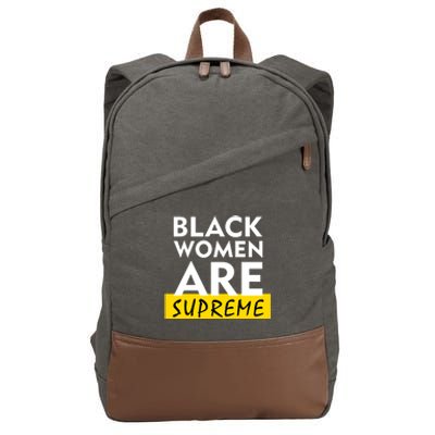 Black Women Are Supreme Ketanji Brown Jackson Justice Cotton Canvas Backpack