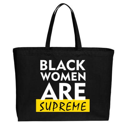 Black Women Are Supreme Ketanji Brown Jackson Justice Cotton Canvas Jumbo Tote