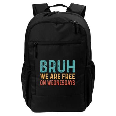 Bruh We Are Free On Wednesdays Joe Biden Backpack
